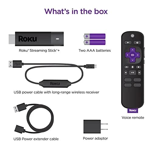 Roku Streaming Stick+ 4K/HDR Streaming Device with Long-Range Wireless & Roku Voice Remote with TV Controls (2 oz) thumbnail 5