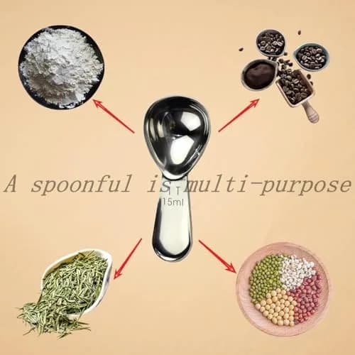 CoaGu 2 Pack 15ml Stainless Steel Coffee Measuring Spoons | Accurate Ground Coffee Measurement thumbnail 7