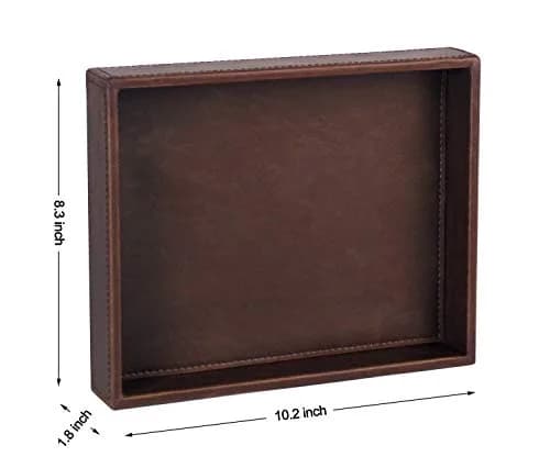 HofferRuffer Decorative Vanity Tray 25.9cm x 21.3cm x 4.6cm | Organize Your Space with Style thumbnail 7