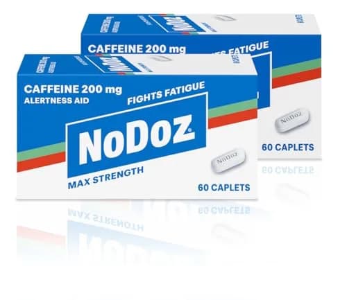 NoDoz 200mg Caffeine Pills | Maximum Strength, 120 Caplets | Stay Alert & Focused thumbnail 1