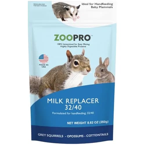 Exotic Nutrition ZooPro Milk Replacer Powder 250g (8.8 oz) | For Baby Squirrels, Rabbits, Opossums, Raccoons thumbnail 7