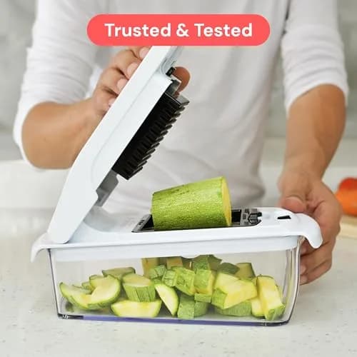 Fullstar Pro Original Vegetable Chopper & Spiralizer 1.2L (4 Cups) | Fast & Safe Kitchen Prep thumbnail 8