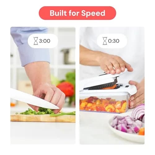 Fullstar Pro Original Vegetable Chopper & Spiralizer 1.2L (4 Cups) | Fast & Safe Kitchen Prep thumbnail 3