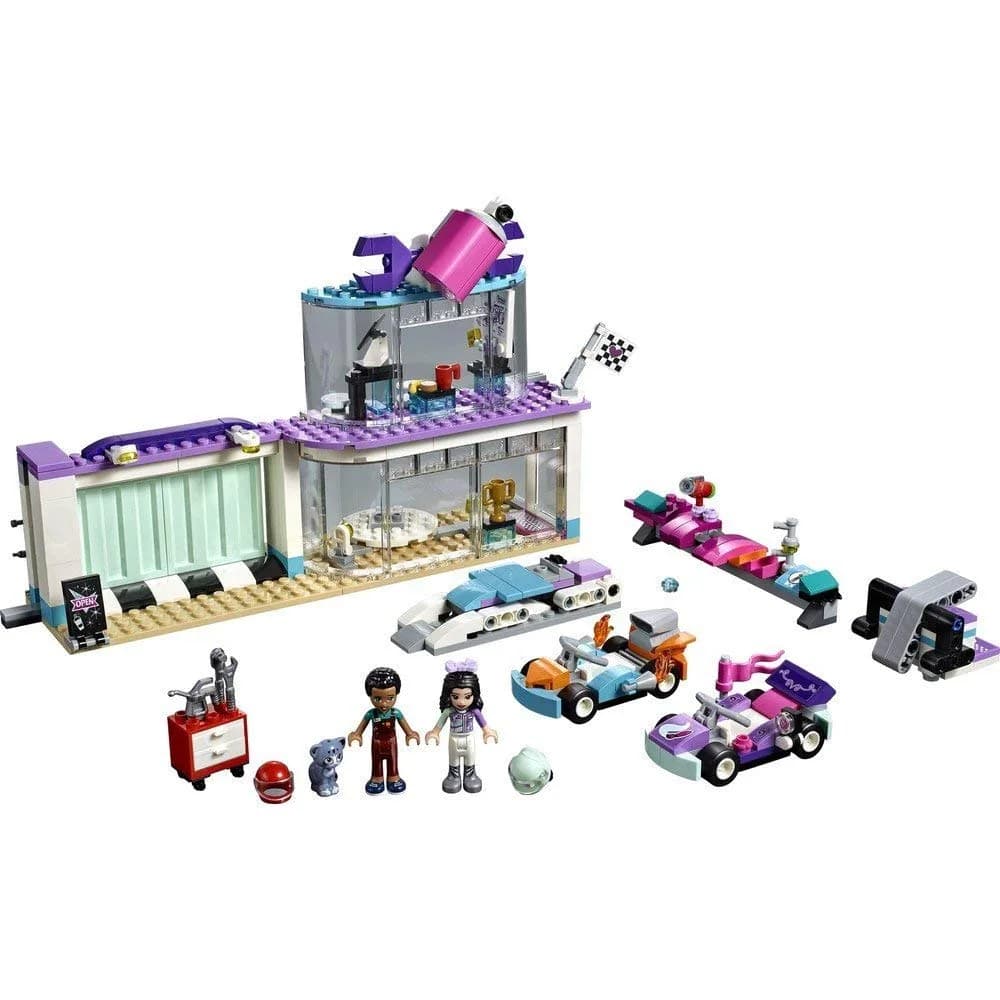 LEGO Friends 41351 Kart Customisation Workshop Construction Set | Build & Customize Go-Karts for Kids 6-12 - main product image
