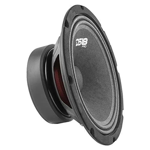 DS18 PRO-GM8 8" Midrange Loudspeaker | 580W Max Power, 8 Ohms, Black Steel Basket thumbnail 1