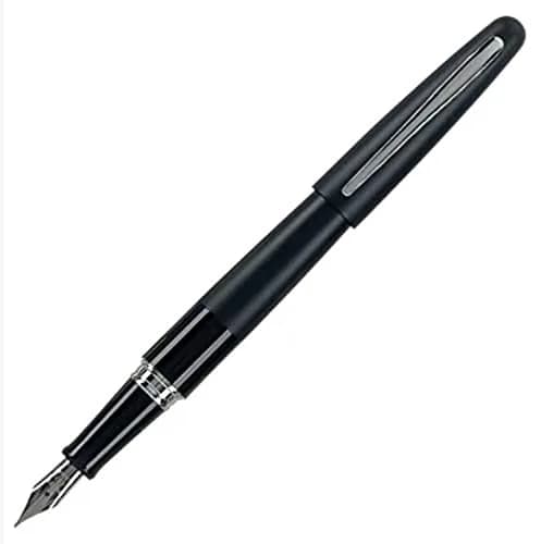 Pilot Metropolitan Fountain Pen, Black, 1.0mm Stub nib | Classic Style & Comfort thumbnail 1