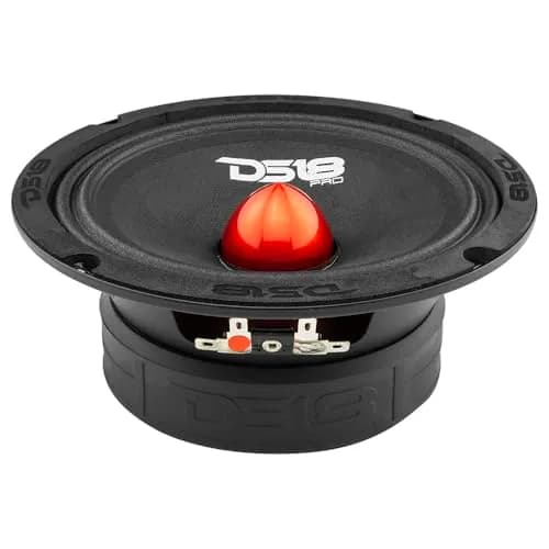 DS18 PRO-GM6B 6.5" Midrange Loudspeaker | 480W Max, 140W RMS, 8 Ohms, Red Aluminum Bullet thumbnail 6