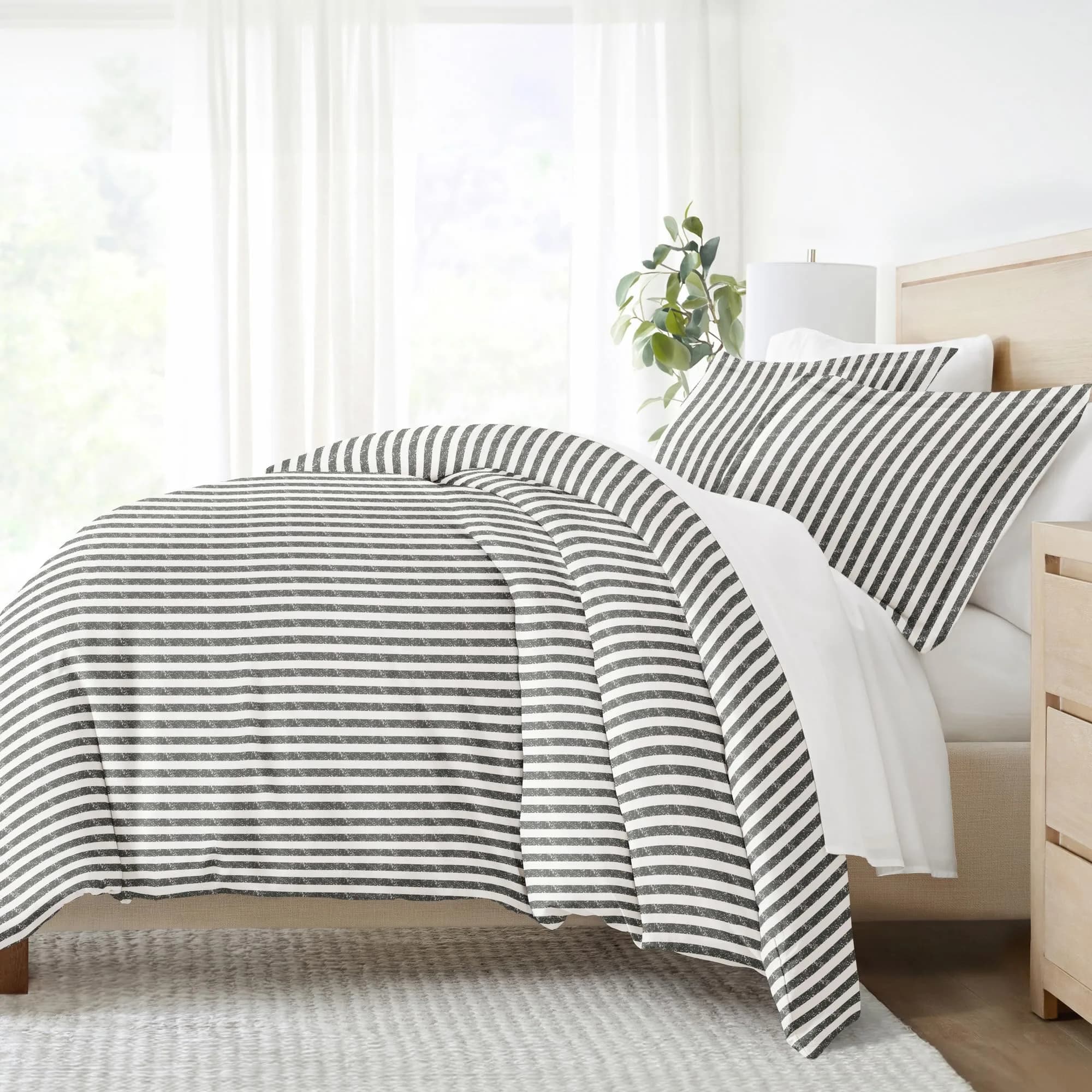 Linen Market Duvet Cover King Size (Gray) | Hotel-Like Comfort with Microfiber Breathability - main product image