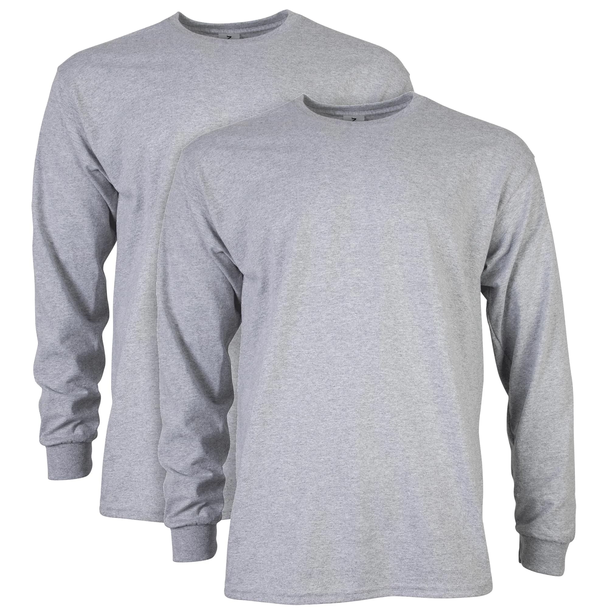 Gildan Ultra Cotton Long Sleeve T-Shirt X-Large | Classic Heavyweight Cotton for Daily Wear — Sport Grey / 5X-Large