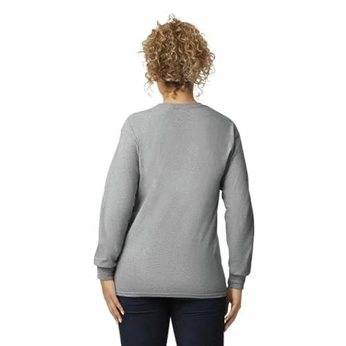 Gildan Men's Ultra Cotton Long Sleeve T-Shirt 5X-Large | Heavyweight Classic Fit for Daily Wear thumbnail 5