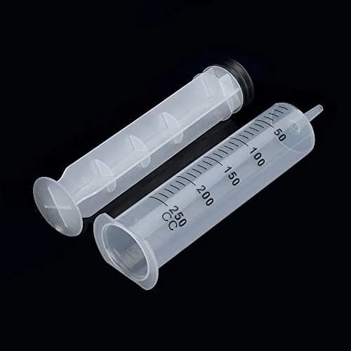 A AKRAF 250ml Extra Large Plastic Syringe | Industrial Use & Lab Experiments thumbnail 3