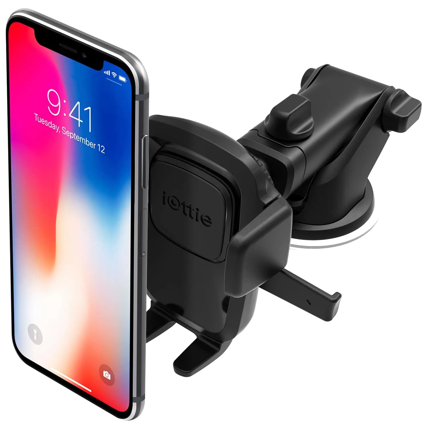 iOttie Easy One Touch Classic Dash & Windshield Universal Car Mount Phone Holder 16.5 cm (6.5 in) | Secure Phone Grip for All Smartphones