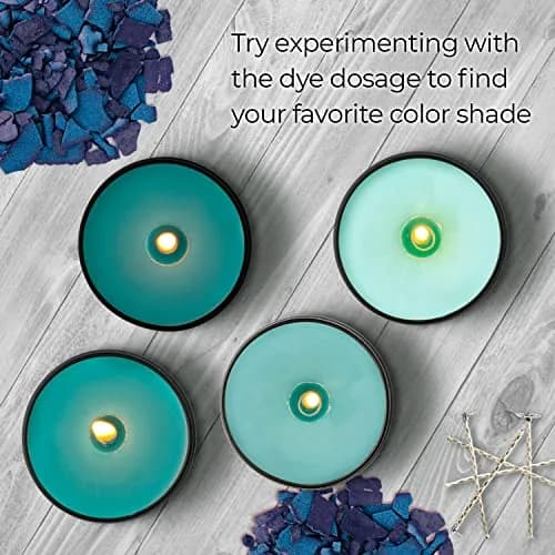 Candle Shop Aquamarine Candle Dye 2 oz | Vibrant, Even Color for Soy & Wax Candles thumbnail 6
