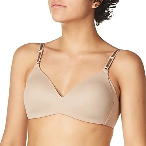 Warner's Women's Blissful Benefits Wirefree Bra 40C (11.65in W x 3.43in H x 13.43in L) | Smoothing Side Panels & Front-Adjustable Straps thumbnail 1