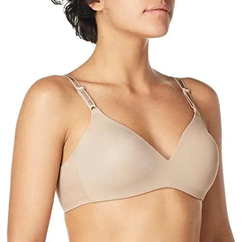 Warner's Women's Blissful Benefits Wirefree Bra 40C (11.65in W x 3.43in H x 13.43in L) | Smoothing Side Panels & Front-Adjustable Straps thumbnail 2