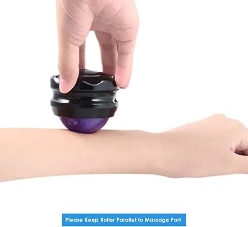ZONGS Manual Massage Roller Ball - Deep Tissue Therapy for Sore Muscles, Shoulders, Back, Feet | Stress Relief Tool thumbnail 9