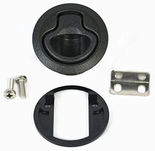 Southco M1-63 Flush Pull Latch 12.07mm to 17.15mm Panel Thickness, Non-Locking (Pack of 6) | Industrial Cabinet Door Hardware thumbnail 1