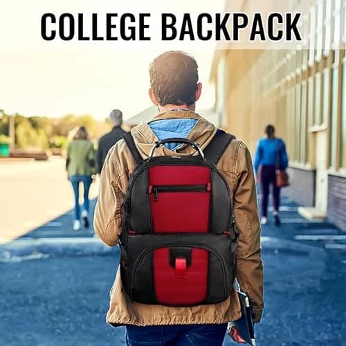 YOREPEK Large Laptop Backpack 49cm (19.2") | Water-Resistant, TSA-Friendly Travel Bag thumbnail 6