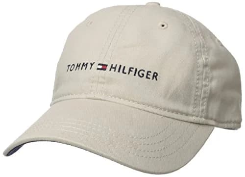 Tommy Hilfiger Men's Logo Dad Baseball Cap | Classic Cotton Adjustable Style thumbnail 1