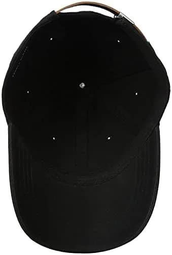 Tommy Hilfiger Men's Logo Dad Baseball Cap | Classic Cotton Adjustable Hat in Black thumbnail 3