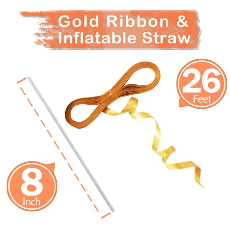 GOER Number 50 Balloons 42 Inch Gold | Reinforced Jumbo Foil Helium Balloons for 50th Anniversary thumbnail 3