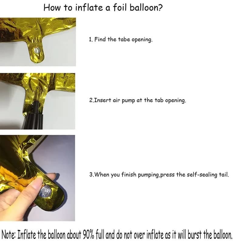 GOER Number 50 Balloons 42 Inch Gold | Reinforced Jumbo Foil Helium Balloons for 50th Anniversary thumbnail 6