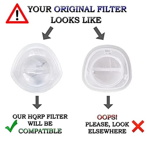 HQRP 10-Pack Washable Filter for Black+Decker Hand Vacuums | Compatible with HNV115B, HNV115J, HNV215B, HNV220B Series thumbnail 3
