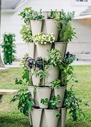 Greenstalk 5 Tier Vertical Garden Planter with Internal Watering System | Grow Vegetables & Flowers thumbnail 8