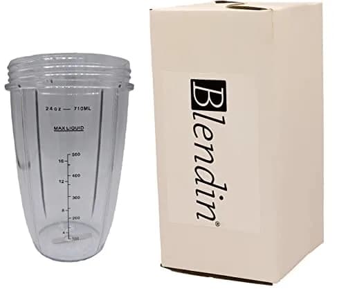 Blendin Clear Tall Jar 709ml (24 Oz) | Replacement Cup for Nutribullet 600W & 900W Blenders thumbnail 5