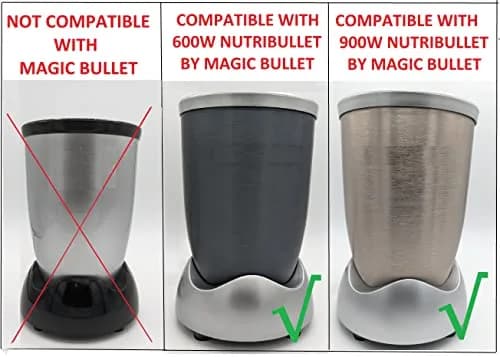 Blendin Clear Tall Jar 709ml (24 Oz) | Replacement Cup for Nutribullet 600W & 900W Blenders thumbnail 2