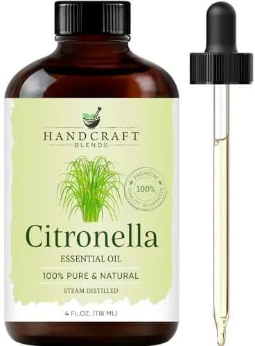 Handcraft Blends Citronella Essential Oil 118ml (4 Fl Oz) | Pure, Natural, Premium Grade for Diffuser & Soap Making thumbnail 1