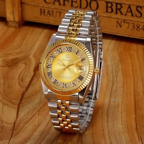 MASTOP Women's Quartz Dress Watch 26mm (1.02 in) Gold | Luminous Dial, Water-Resistant 30m thumbnail 4