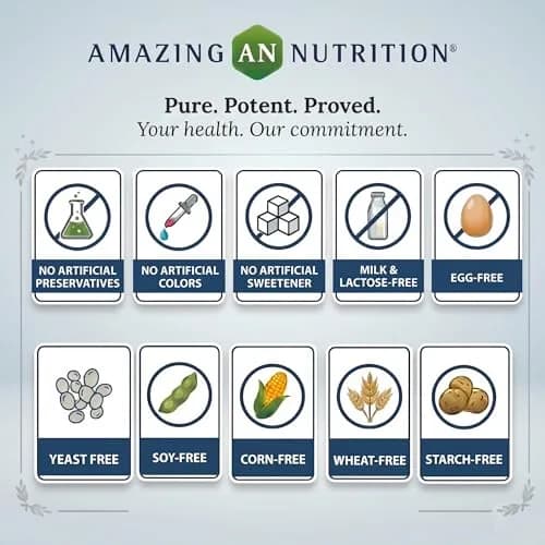 Amazing Nutrition Hyaluronic Acid 100 Mg Supplement | Capsules | Gluten-Free | Made in USA (250) thumbnail 4