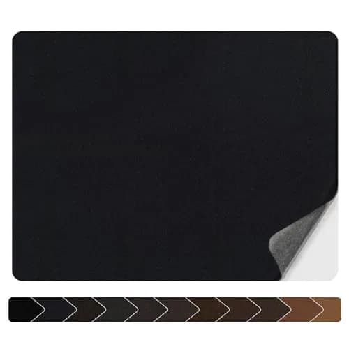 Numola Black Leather Repair Patch 8x11 Inch (20.3x27.9 cm) | Waterproof & Strong Adhesive thumbnail 1