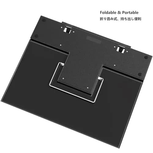 READAEER Metal Book Stand for Desk Portable Document Holder with 7 Adjustable Angles | Compact & Sturdy thumbnail 6