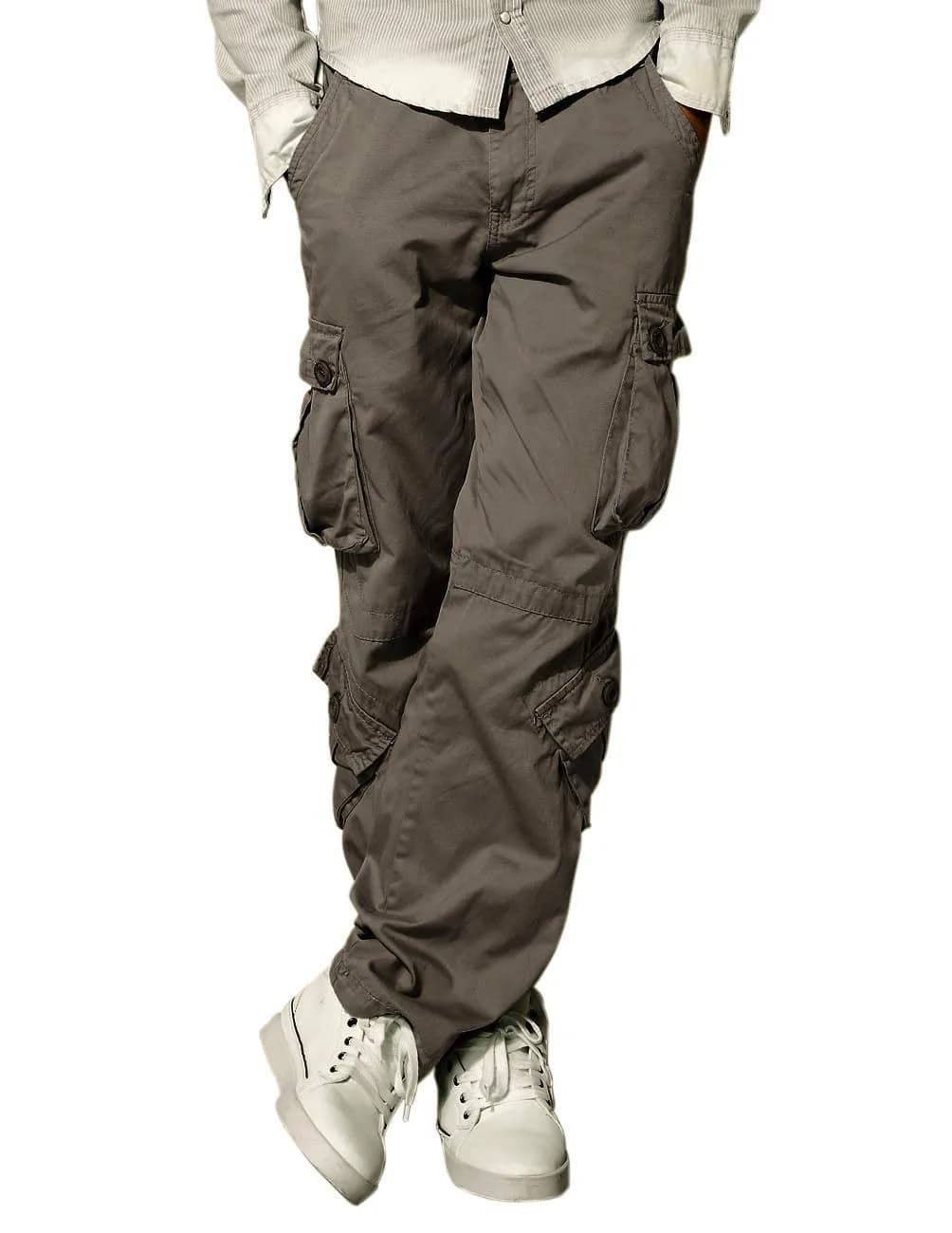 Match Men's Wild Cargo Pants 30 | Regular Fit, 8 Pockets, Cotton Twill - main product image