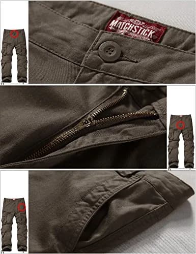 Match Men's Wild Cargo Pants 30 | Regular Fit, 8 Pockets, Cotton Twill thumbnail 6