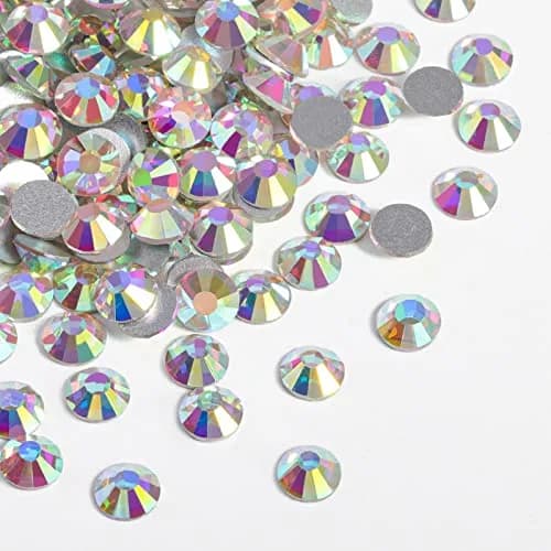 Beadsland Flat Back Crystal Rhinestones SS8 1440pcs | Sparkling AB Finish for Crafts & Nails thumbnail 2