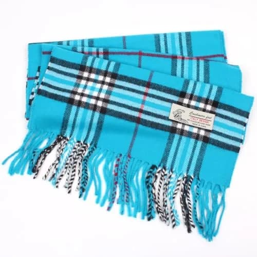 TZ Promise Plaid Cashmere Feel Scarf 183cm x 30cm (72in x 12in) | Soft Warm Viscose Wrap thumbnail 3