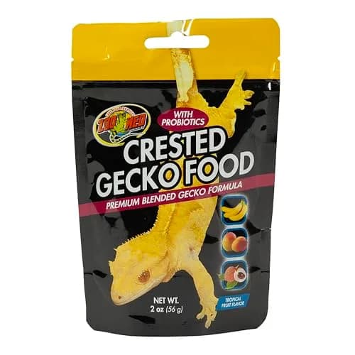 Zoo Med Tropical Fruit Flavor Crested Gecko Food 2 oz (57 g) | Scientifically Formulated Nutrition for All Life Stages thumbnail 1