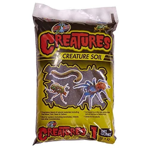 Zoo Med Creatures Creature Soil 1 Quart | Natural Substrate for Reptiles & Invertebrates thumbnail 1
