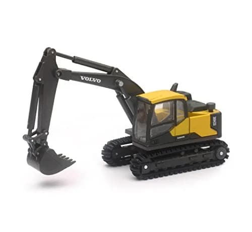 NewRay Volvo EC140E Die-Cast Excavator Model 1:50 Scale (20.5 cm Length) | Official Replica for Collectors thumbnail 1