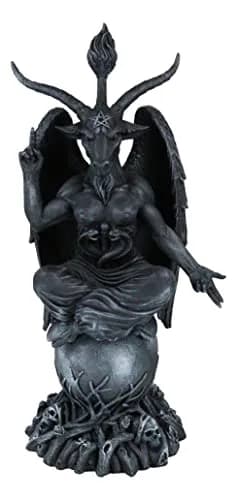 Ebros Gift Faux Stone Sabbatic Goat Baphomet Statue 89cm (35") | Hand-Painted Occultic Idol Sculptural Wonder thumbnail 2