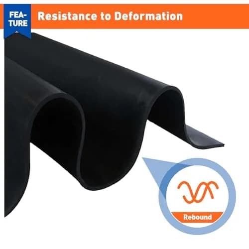 MAGZO Adhesive Sponge Neoprene Foam Padding 12" x 59" x 1/2" Black | Weatherproof Soundproof Insulation for Cars & Machinery thumbnail 4