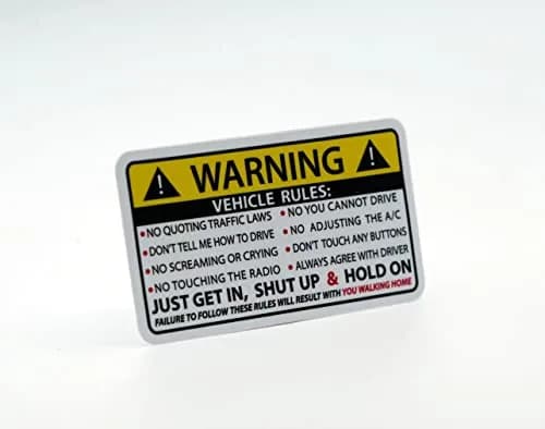 215 Decals Vehicle Rules Sticker 4" x 2.25" | Waterproof Vinyl for Car & Truck thumbnail 2
