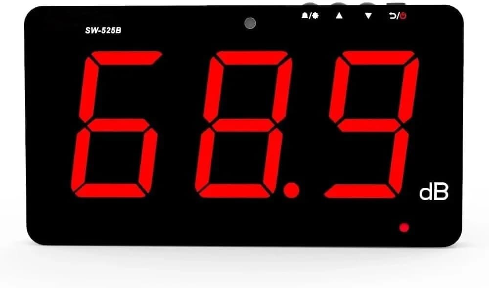 TestHelper SW-525B Sound Level Meter 30-130dB | Wall Hanging Noise Measurement Device - main product image