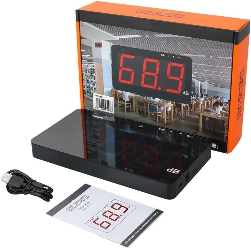 TestHelper SW-525B Sound Level Meter 30-130dB | Wall Hanging Noise Measurement Device thumbnail 10