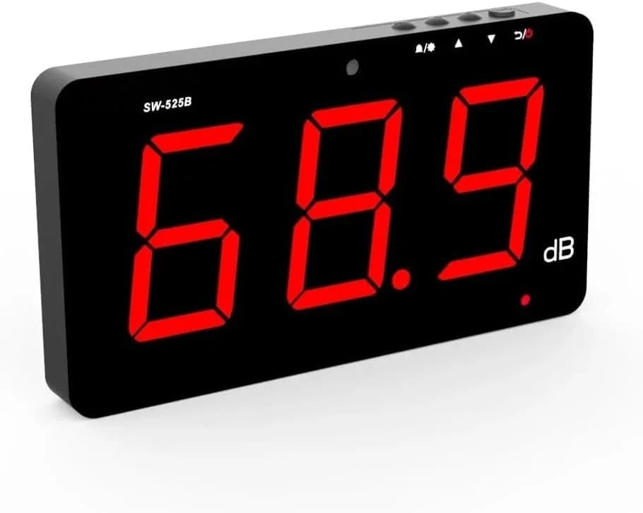 TestHelper SW-525B Sound Level Meter 30-130dB | Wall Hanging Noise Measurement Device thumbnail 3