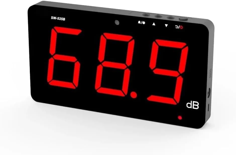 TestHelper SW-525B Sound Level Meter 30-130dB | Wall Hanging Noise Measurement Device thumbnail 6