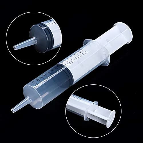 A AKRAF 150ml Syringe with Tip Adapter | Industrial Lab & Garden Use, 4 Pack, Large Plastic Syringes for Scientific & Watering Tasks thumbnail 2